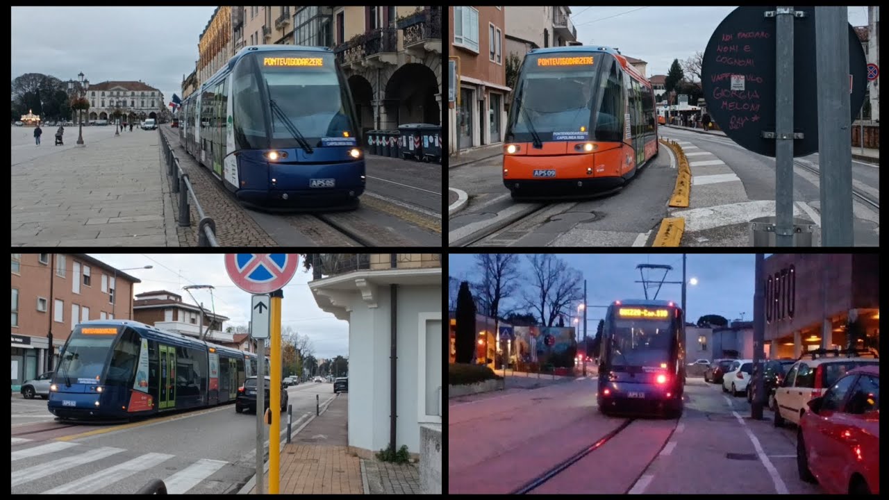 Tram nei diversi posti di Padova