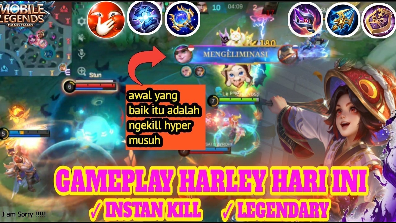HARLEY JUNGLER TERBARU!! BUILD SAKTI 2026||SEKERAS FREDRINN PUN LEWAT||#harley #mobilelegends #mlbb