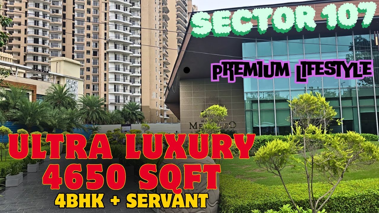 Mahagun Medalleo Ultra-Luxury 4BHK + Servant | 4650 Sqft Grand Apartment Tour | Sector 107 Noida