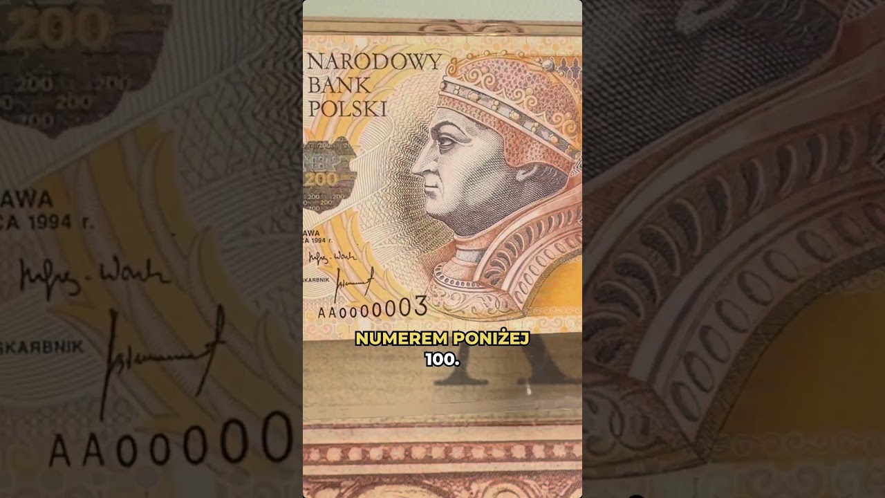 Ekstremalnie niski numer.... Trzecia wydrukowana polska dwusetka! 💥#banknoty #numizmatyka