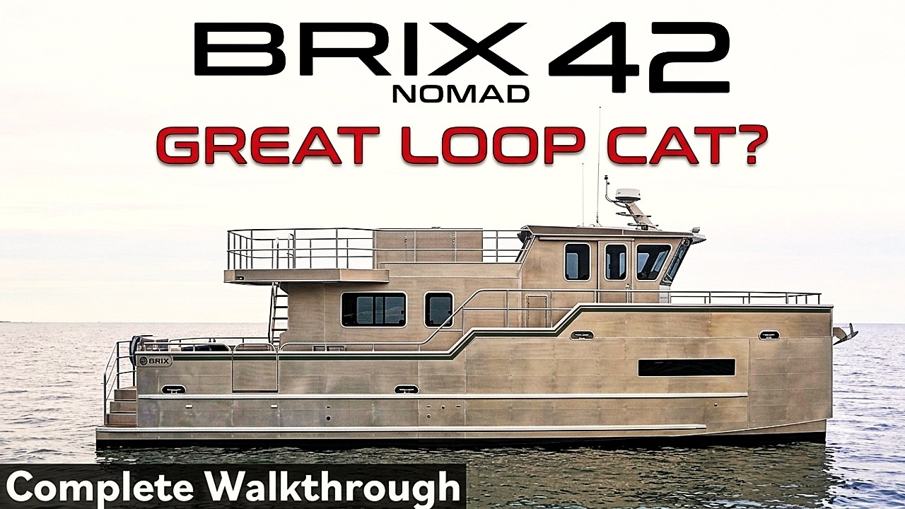 Может ли этот всепогодный катамаран стать идеальной лодкой для Great Loop? | BRIX Nomad 42