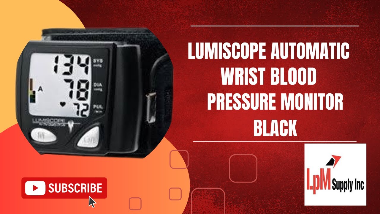 Lumiscope Automatic Wrist Blood Pressure Monitor Review