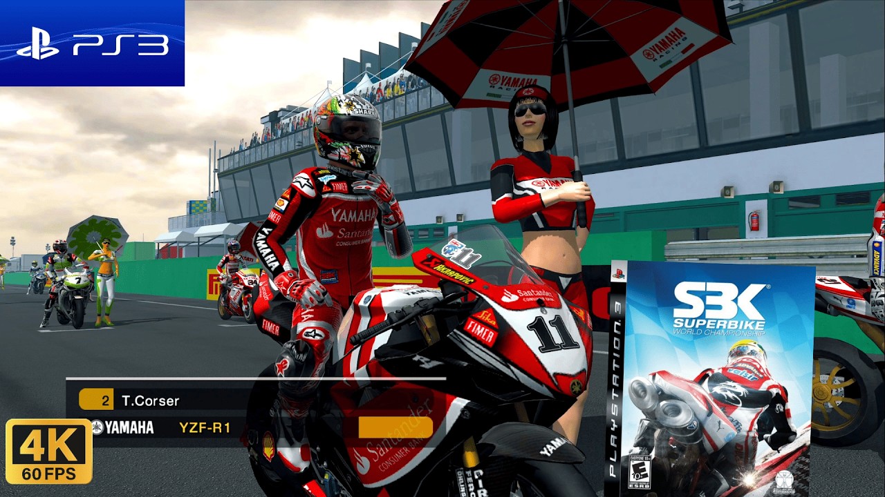 SBK Superbike World Championship (2009) Sony PlayStation 3 (PS3) Gameplay in HD～4K 60FPS