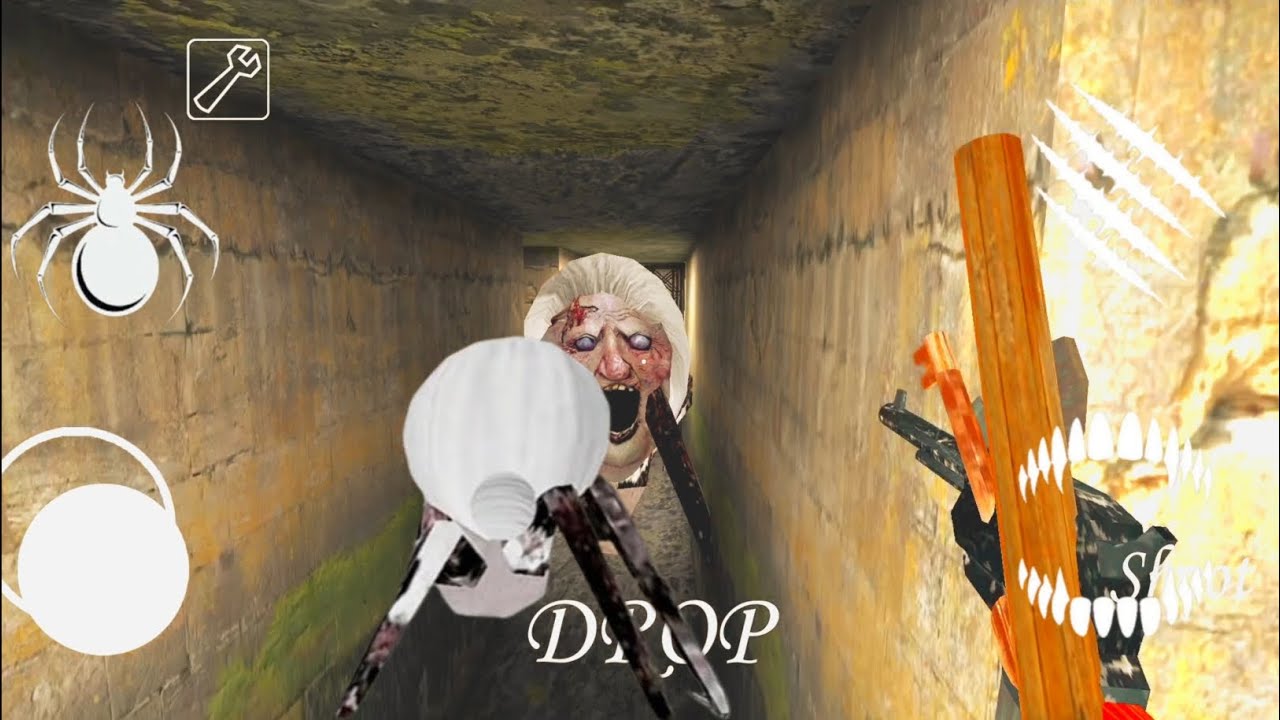 PLAYING AS SPIDER MOM IN GRANNY CHAPTER v1.8 [SPIDER MOM MODE]