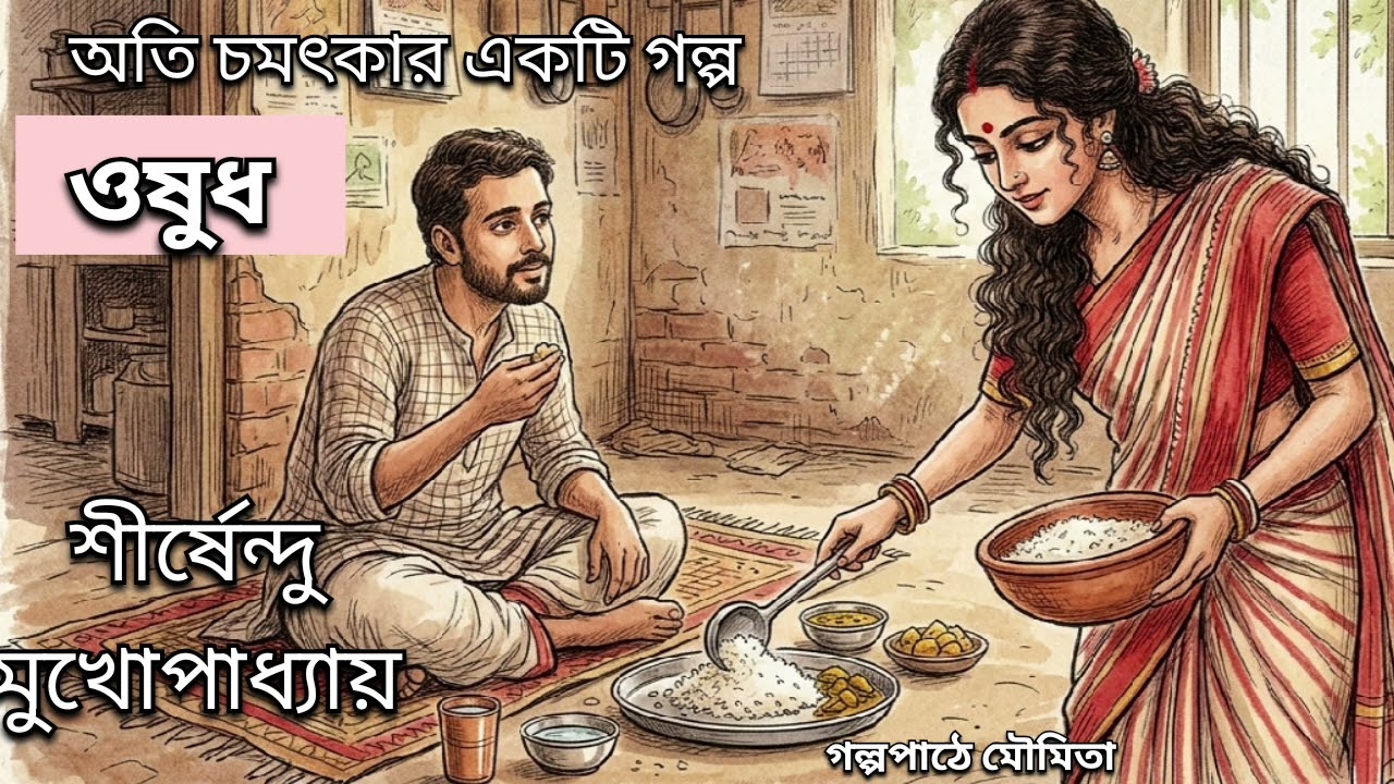 চমৎকার গল্প। ওষুধ শীর্ষেন্দু মুখোপাধ্যায়। Sirshendu Mukhopadhyay #bengaliaudiostory  #banglagolpo 