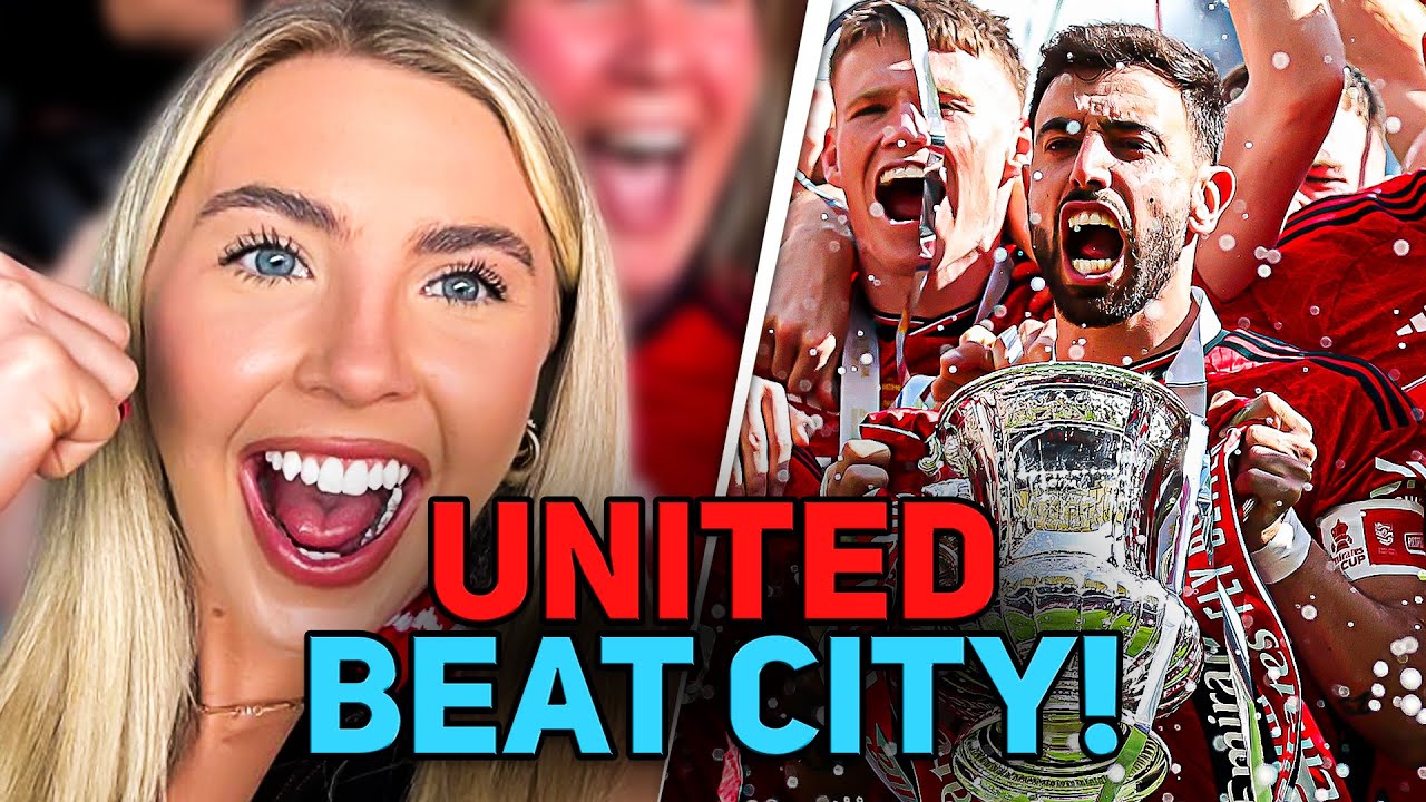 UNITED WIN THE FA CUP! United VS City Final Wembley Vlog!