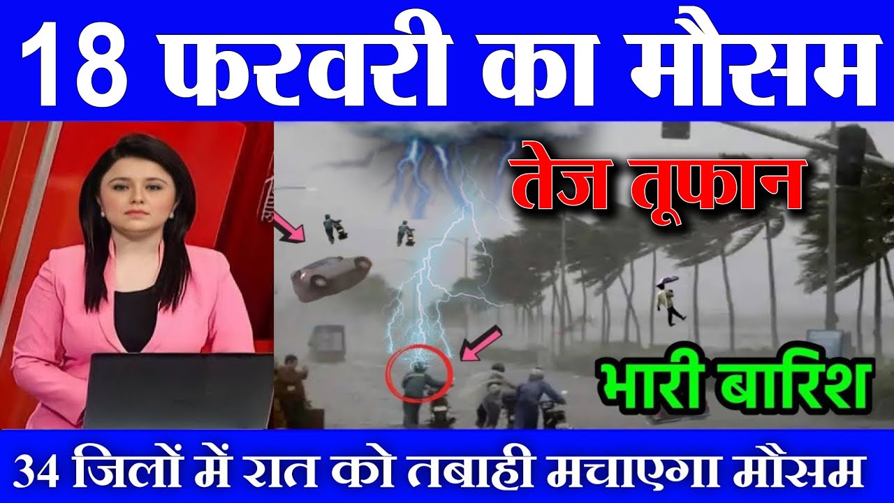 18 फ़रवरी का मौसम| today weather update, heat wave, #Mausam_ki_jankari #Lucknow_weather #आज_का_मौसम