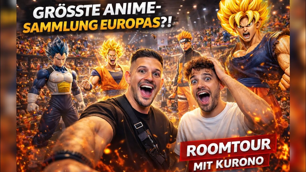 Die größte Anime-Sammlung Europas?! Roomtour mit Kurono (Dragon Ball, One Piece, Naruto) 
