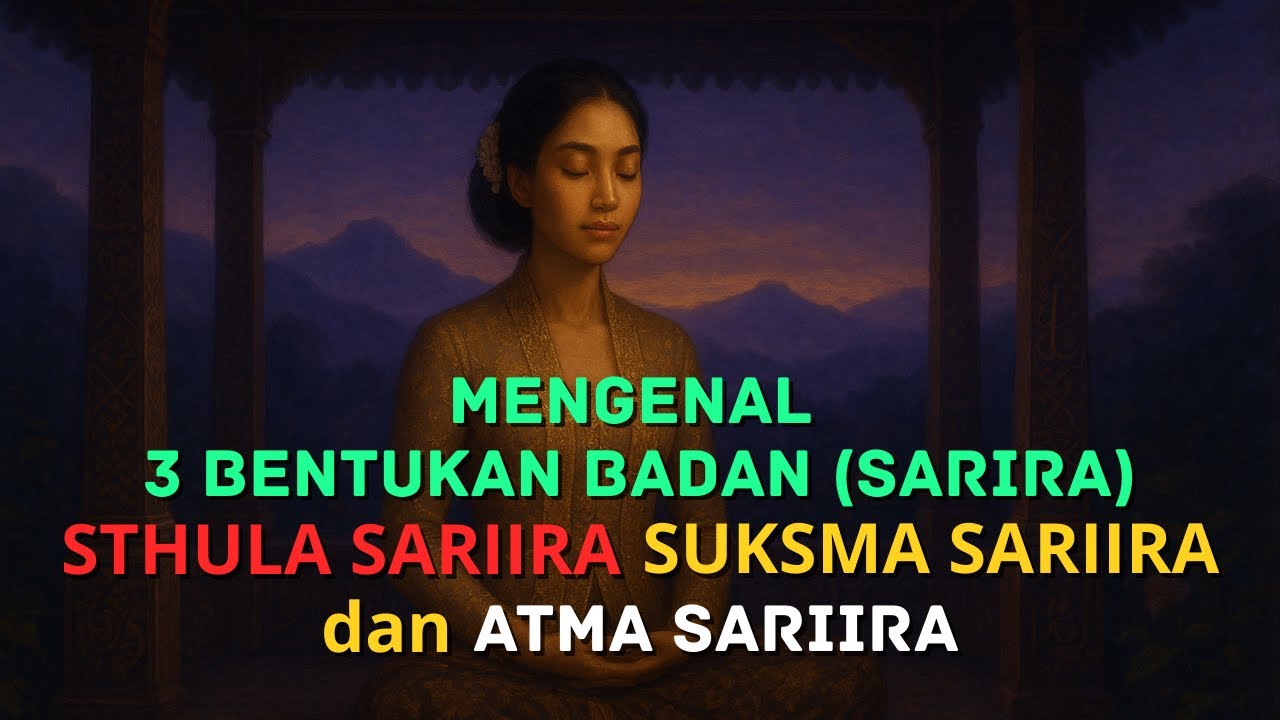 Mengenal 3 bentukan badan sarira: STHULA SARIIRA, SUKSMA SARIIRA, dan ATMA SARIIRA
