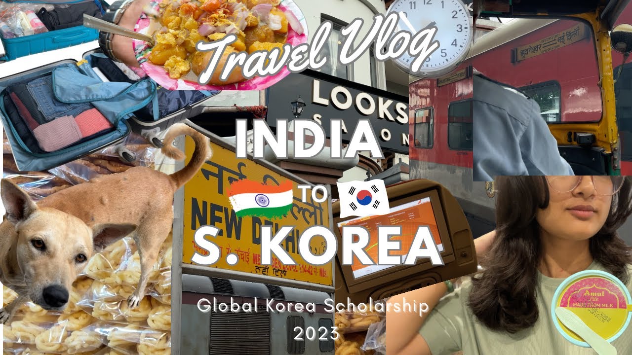 Travel with me to SOUTH KOREA from INDIA | GKS 2023 Graduate Scholar. #gks2023 #studyabroad2023