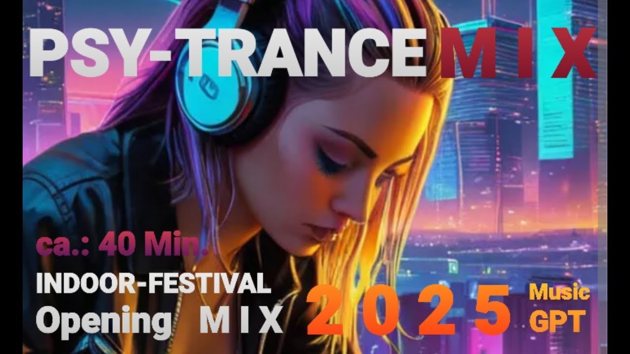 PSY-TRANCE MIX - INDOOR-FESTIVAL Opening M I X 2025 - [Deep-PROGRESSIVE] - Psytrance Musicgpt LASER