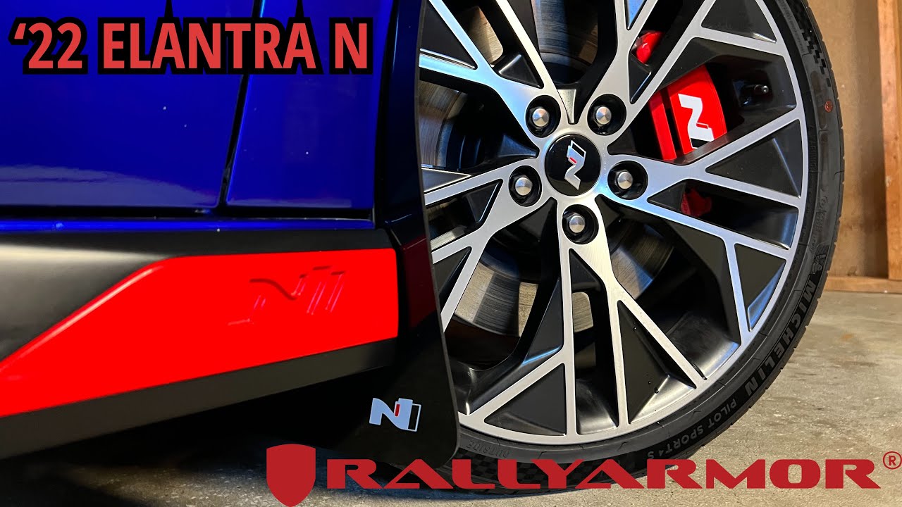 Руководство по установке брызговиков Hyundai Elantra N Rally Armor 2022 года: советы своими рукам...