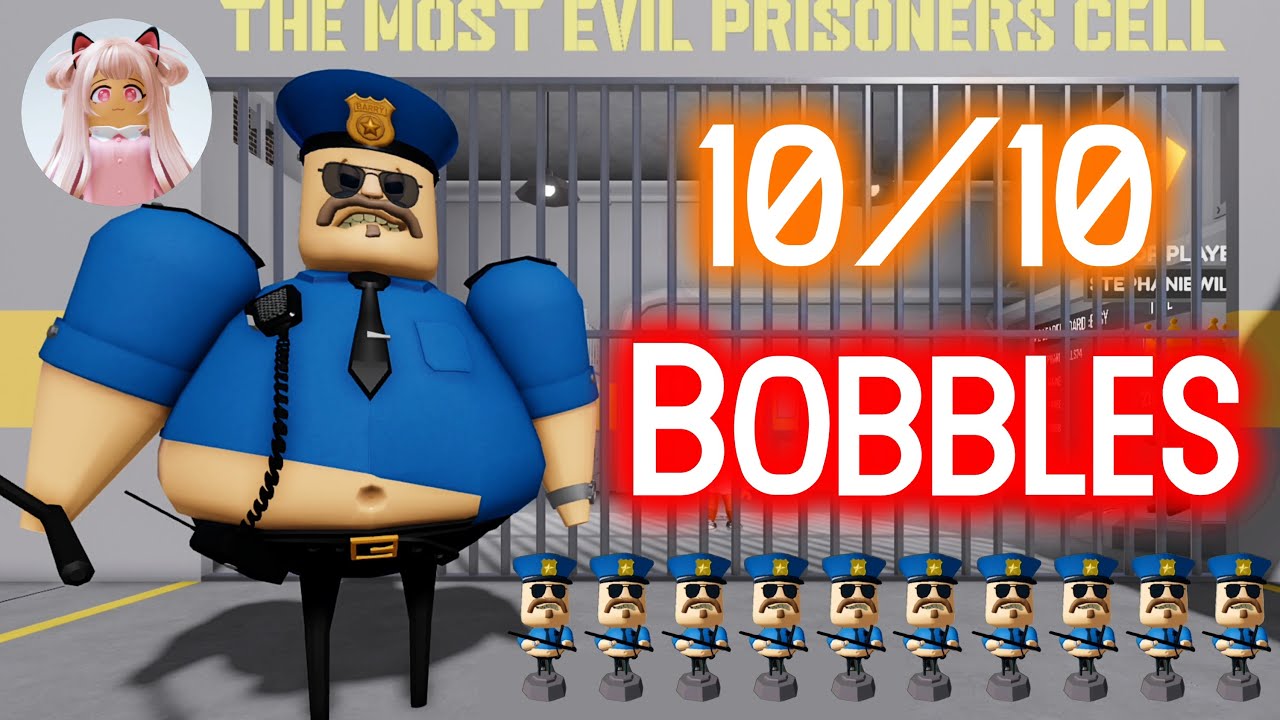 BARRY'S PRISON RUN V2 - 10/10 Bobbles - Roblox Gameplay Walkthrough Barry Prison Run No Death [4K]