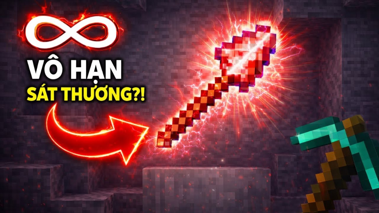 PHÁ GIỚI HẠN Cây Thương Minecraft – VÔ HẠN SÁT THƯƠNG?!