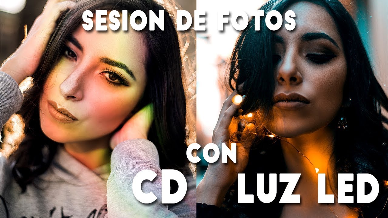 SESION DE FOTOS con LUZ LED y CDs (Alejandro Azad ft. Shey de Marte)