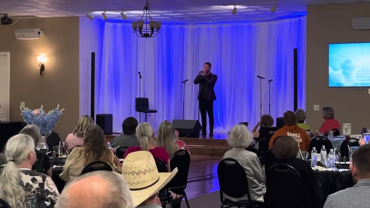 Adam Crabb singing ‘How Beautiful Heaven Must Be’ 07/18/25 Logan, Wv Special Occasions