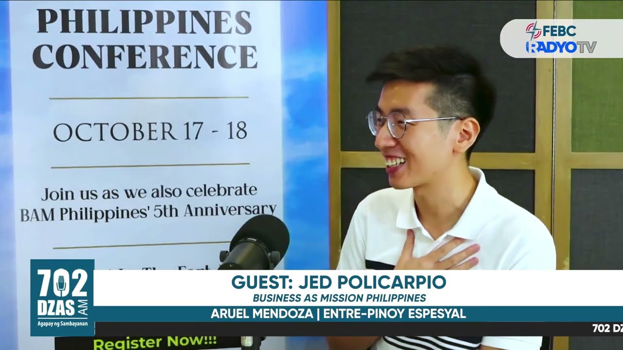 Entre-Pinoy Espesyal Interview with BAM Philippines featuring Jed Policarpio | 05/19/2025