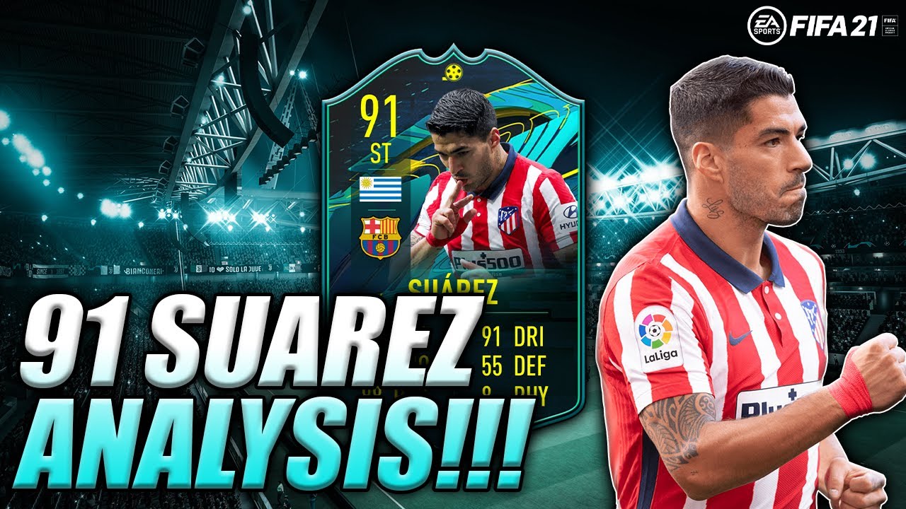 ЭТА КАРТА СВОДИТ С УМА!!! АНАЛИЗ 91 МОМЕНТА ИГРОКА СУАРЕСА!!! ОБЗОР 91 СУАРЕСА!! FIFA 21 Ultimate Team