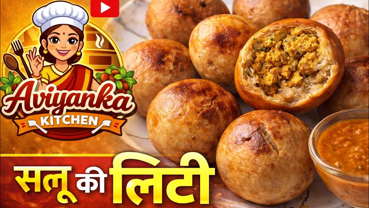 Sattu Ki Litti Recipe | Authentic Bihari Litti Chokha | Crispy & Flavorful Litti #food 