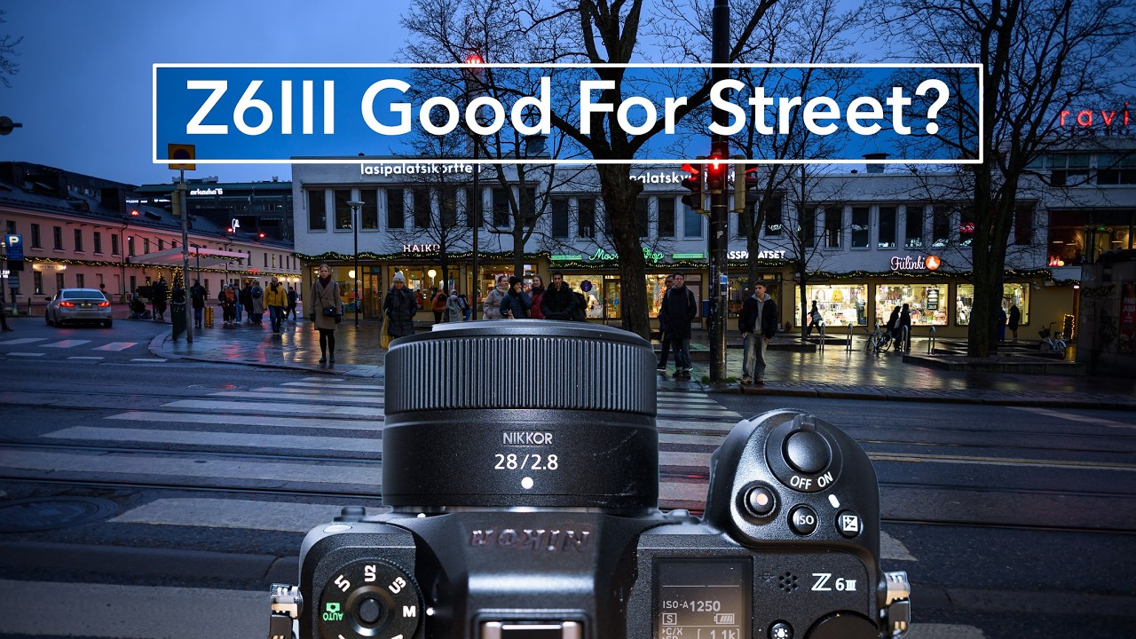 Nikon Z6III Street Walk –My First Street Outing With Z6III