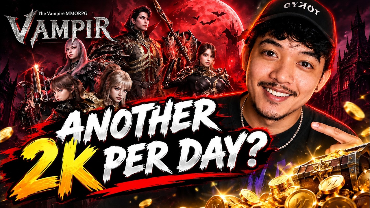 VAMPIR : Gusto mo ng Dark Fanstasy na MMORPG at may Play2Earn Feature? PRE - REGISTER NOW!