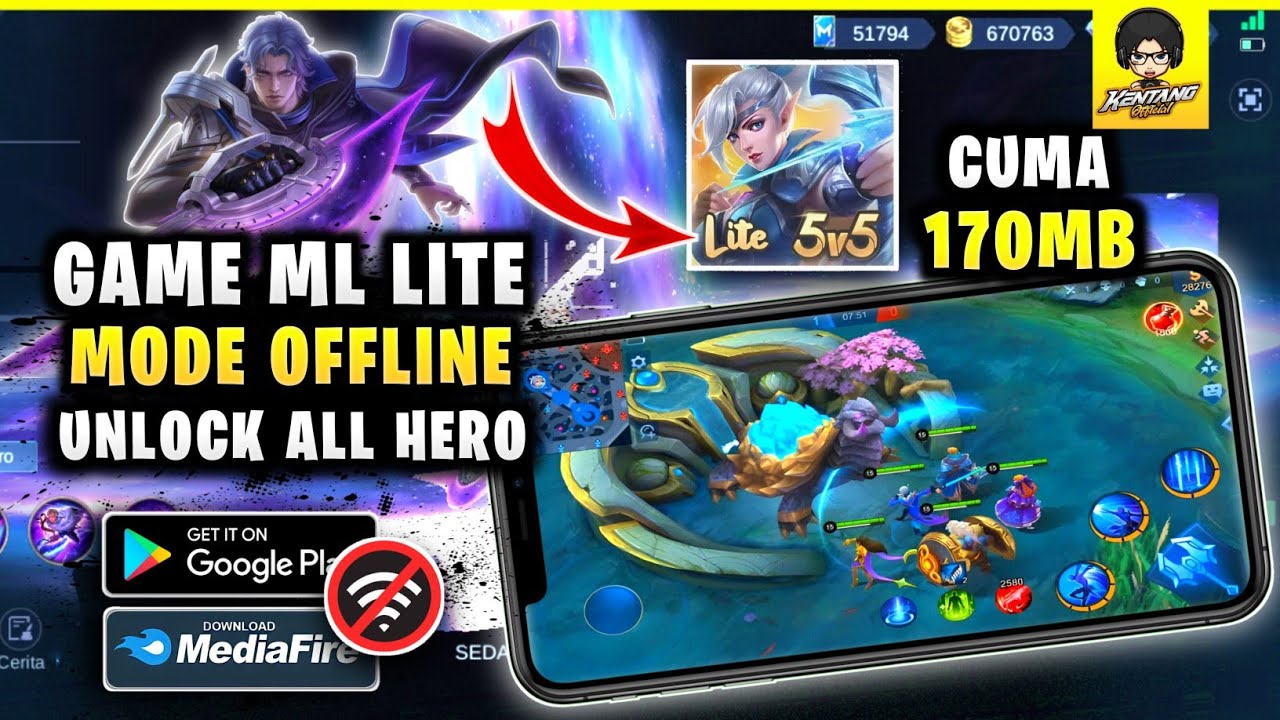 ML Lite Anti Lag Full OFFLINE‼️| Download Game ML Offline Mod Apk Mediafıre