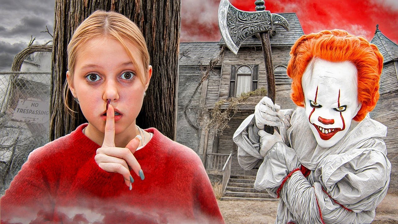 PENNYWISE w prawdziwym życiu 🤡 Amelka i jej przyjaciele walczą ze strachem! 🎈😱 Przerażające historie