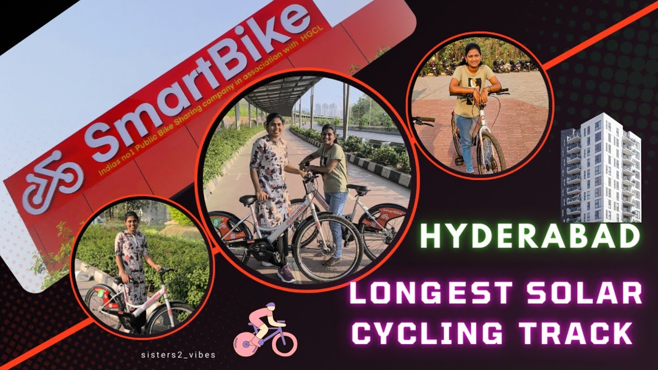 First solar cycling track in hyderabad || longest solar roof  || tallest building in Hyderabad