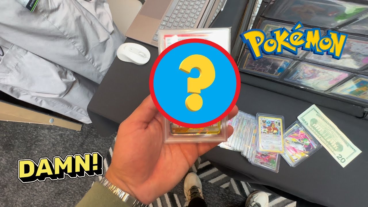 Я получил свой первый коллекционный набор PSA 10 Slab Pokemon, One Piece, Dragon Trade Show. Изба...