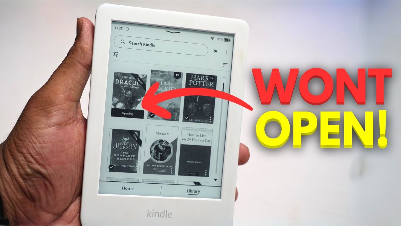 Как исправить проблему с открытием книг на Kindle | Простые решения