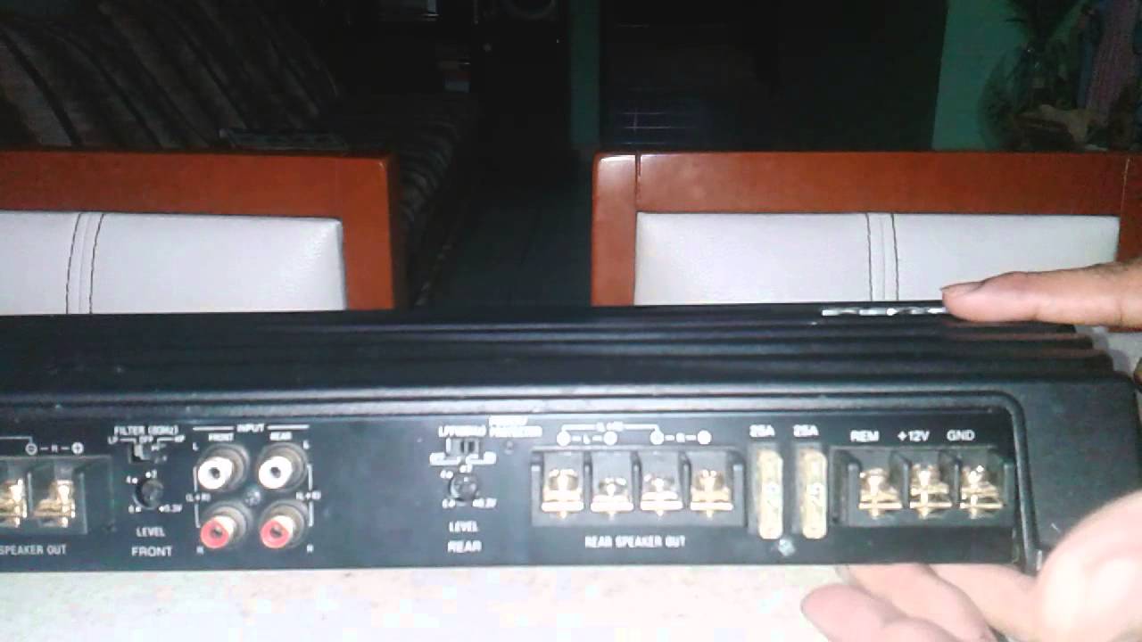 Como conectar un ampli de 4 Canales