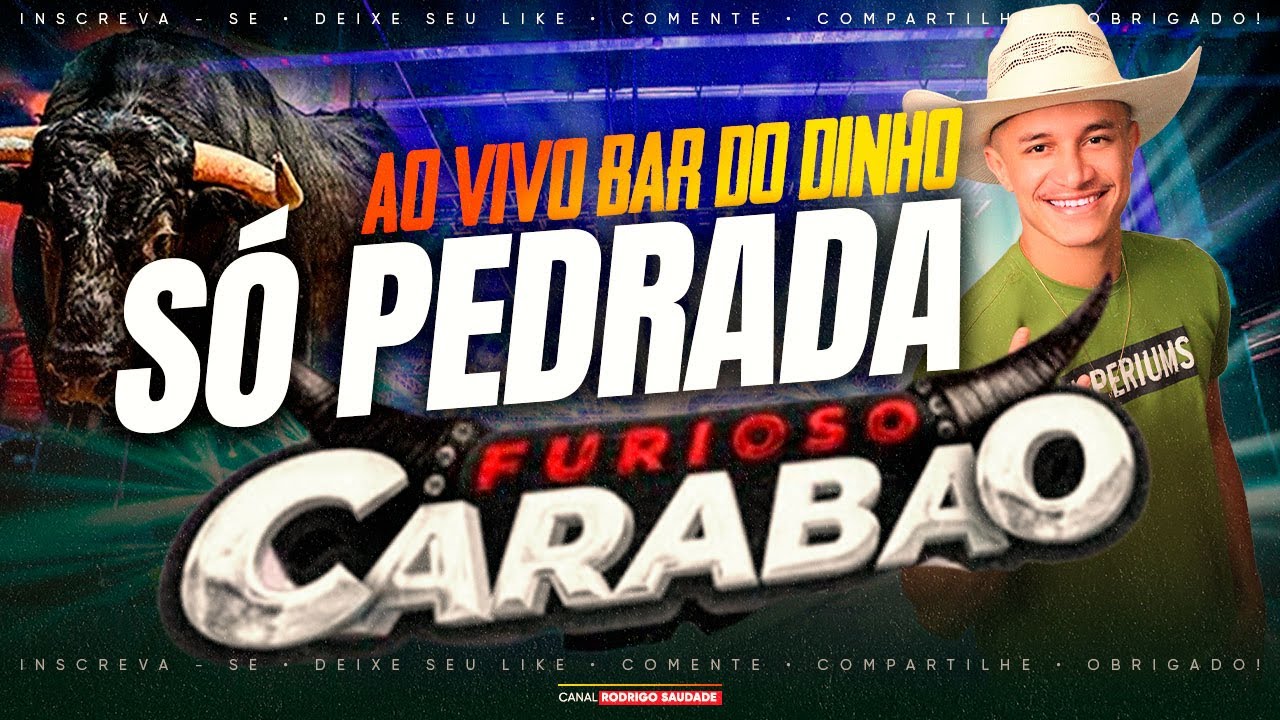 CARABAO AO VIVO BAR DO DINHO SÓ PEDRADA DJ SILVINHO 2025