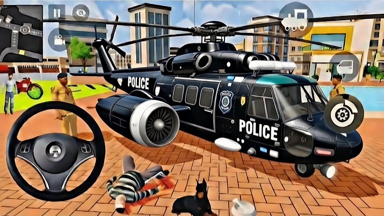 🕷️Police Wala Luxiry Black Helicopter & Spiderman 3D Game🤩Indian Thift Auto🤑Purchase Lot's of Spider