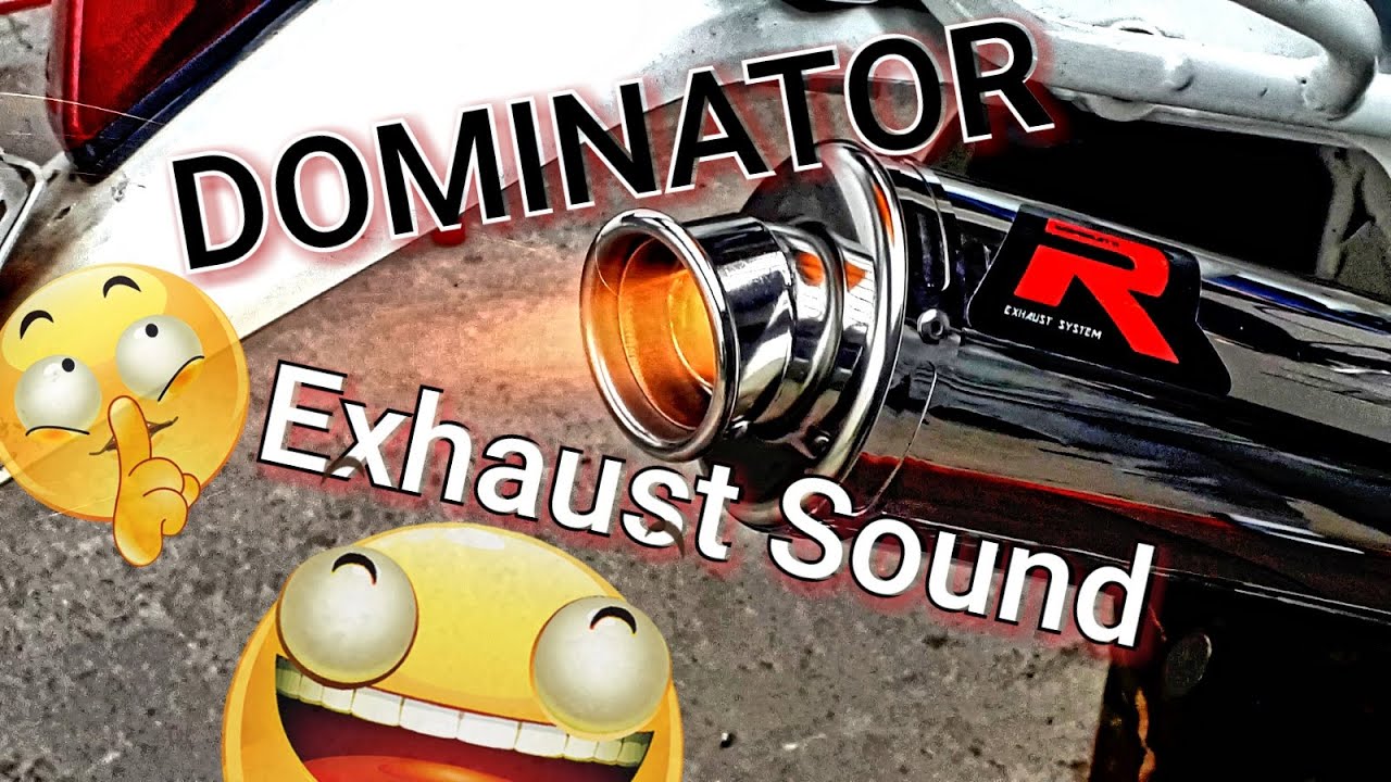 Suzuki DR 350 Exhaust Sound Dominator test 2019