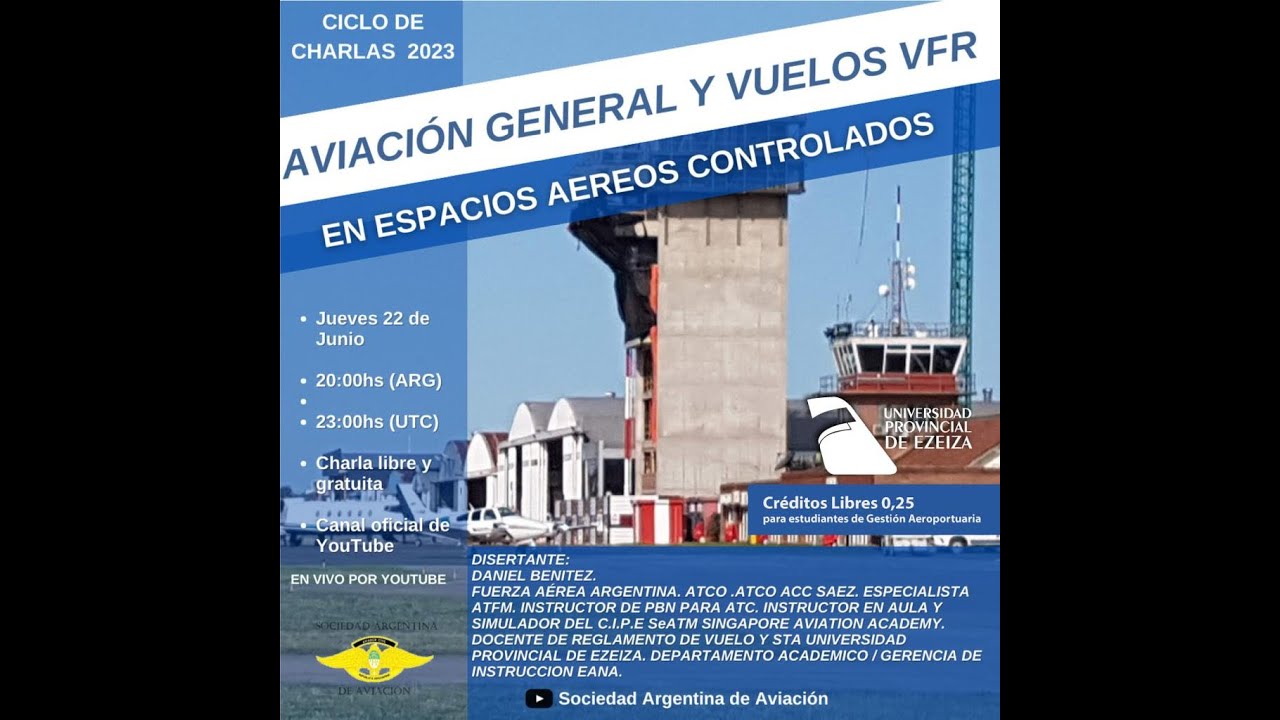 AVIACIÓN GENERAL Y VUELOS VFR. En espacios aéreos controlados.