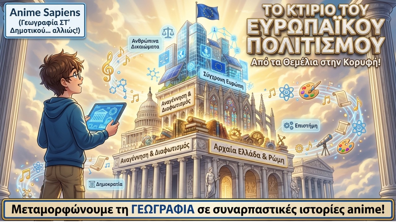 Το Κτίριο του Ευρωπαϊκού Πολιτισμού: Από τα Θεμέλια στην Κορυφή! (Γεωγραφία ΣΤ' Δημοτικού... αλλιώς)
