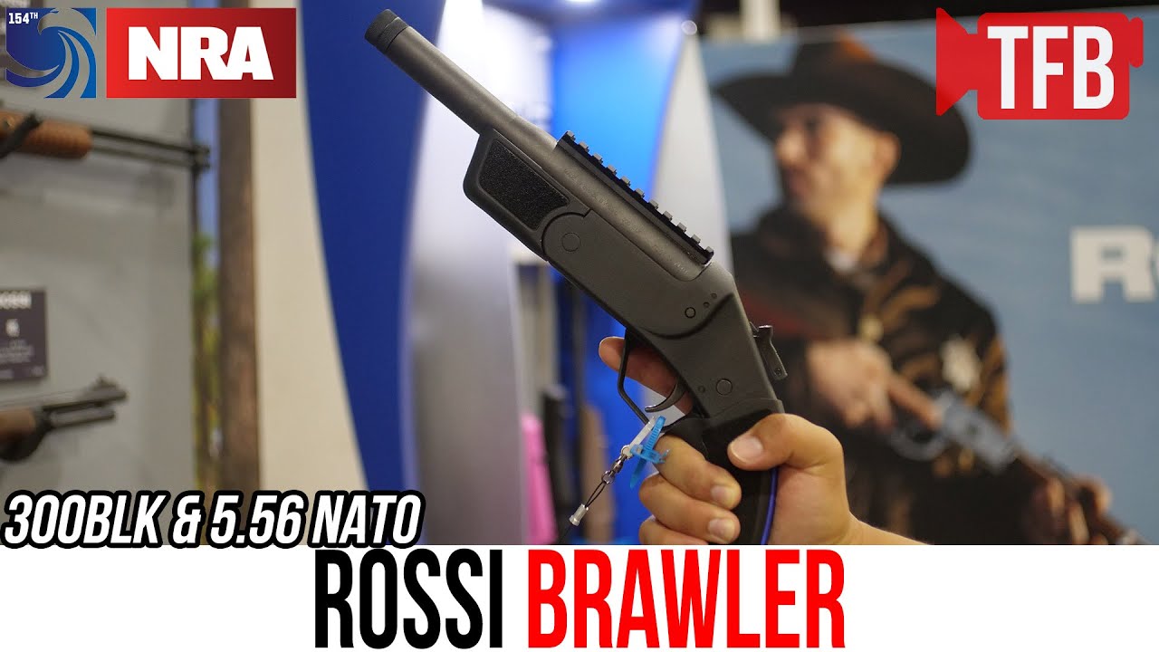 Новый 300 BLK и 556 Rossi Brawler Single Shot