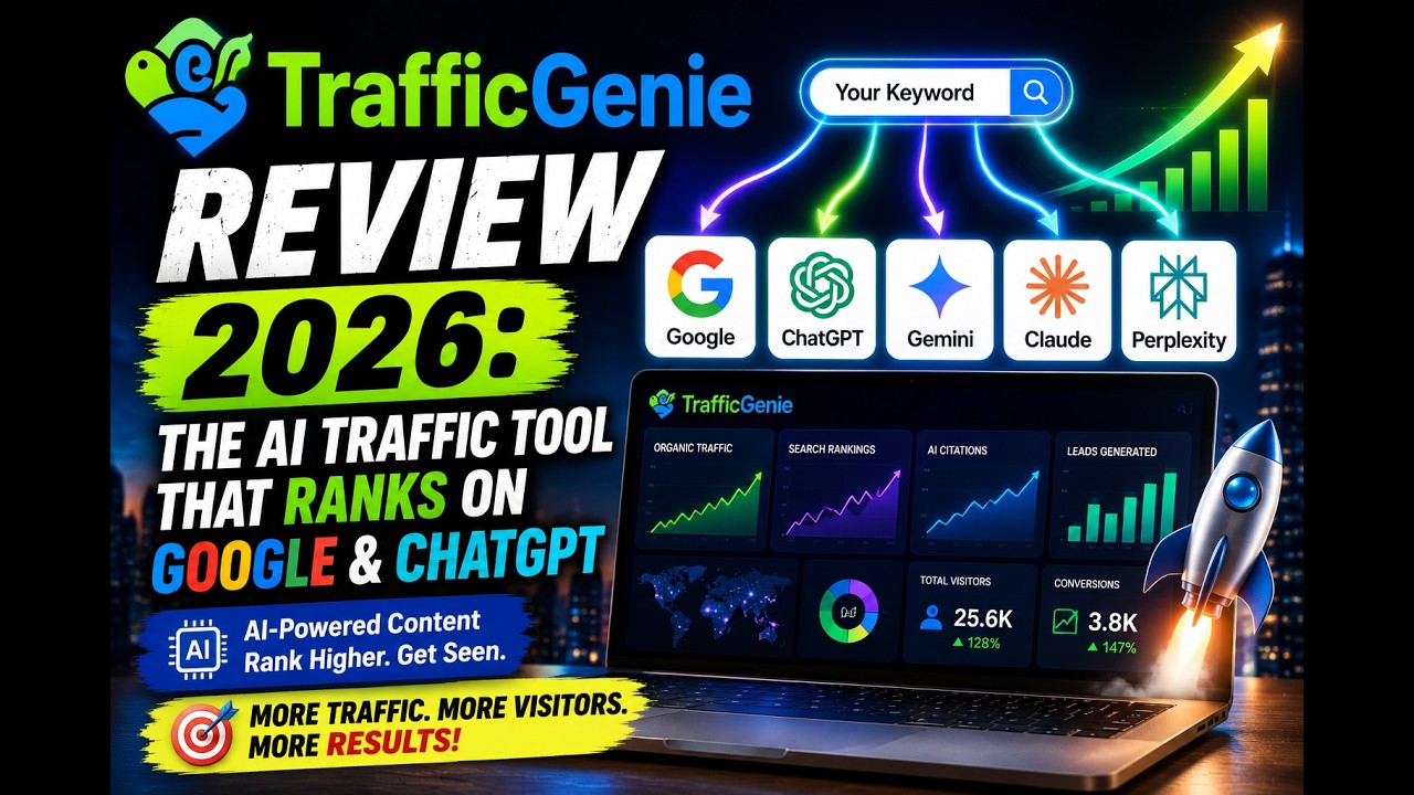 Traffic Genie Review 2026 | The AI Traffic Tool That Ranks on Google & ChatGPT