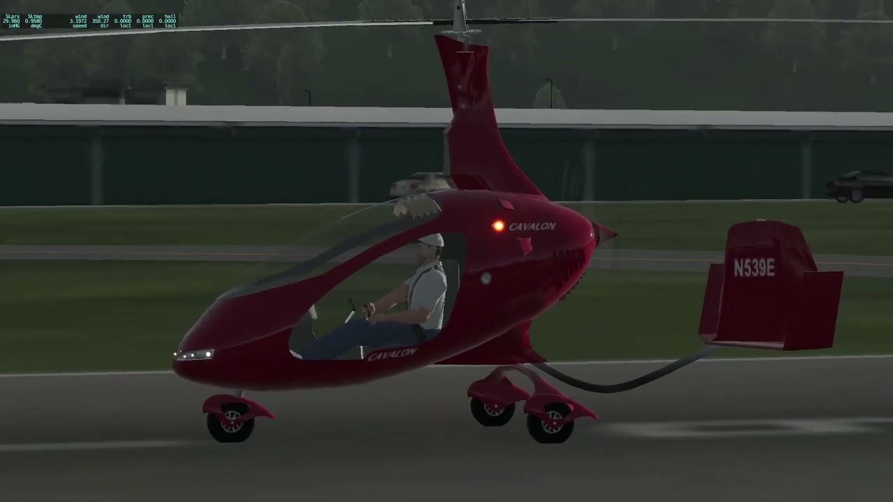 Flying through the Gyroplane Flying Handbook-Chapter 06 Flight Ops - Part C - Crosswind Takeoff