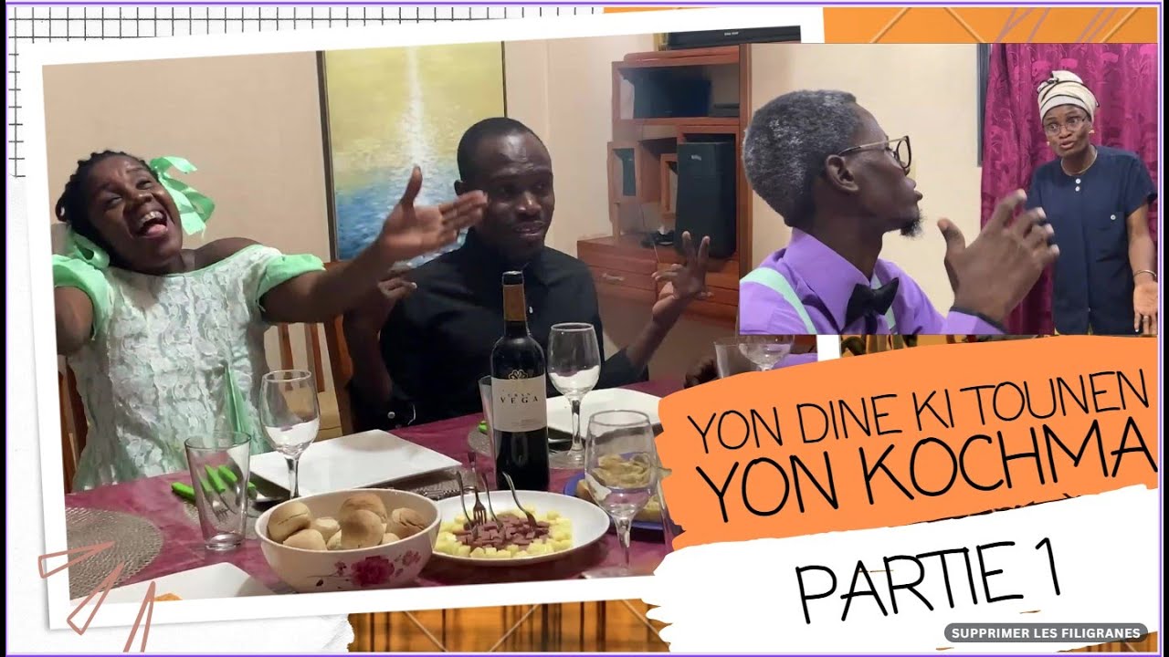 YON DINÉ KI TOUNEN YON KOCHMA ak Madan Enkli,  Stela Jose, Madan Josué ak Josué (PARTIE 1)