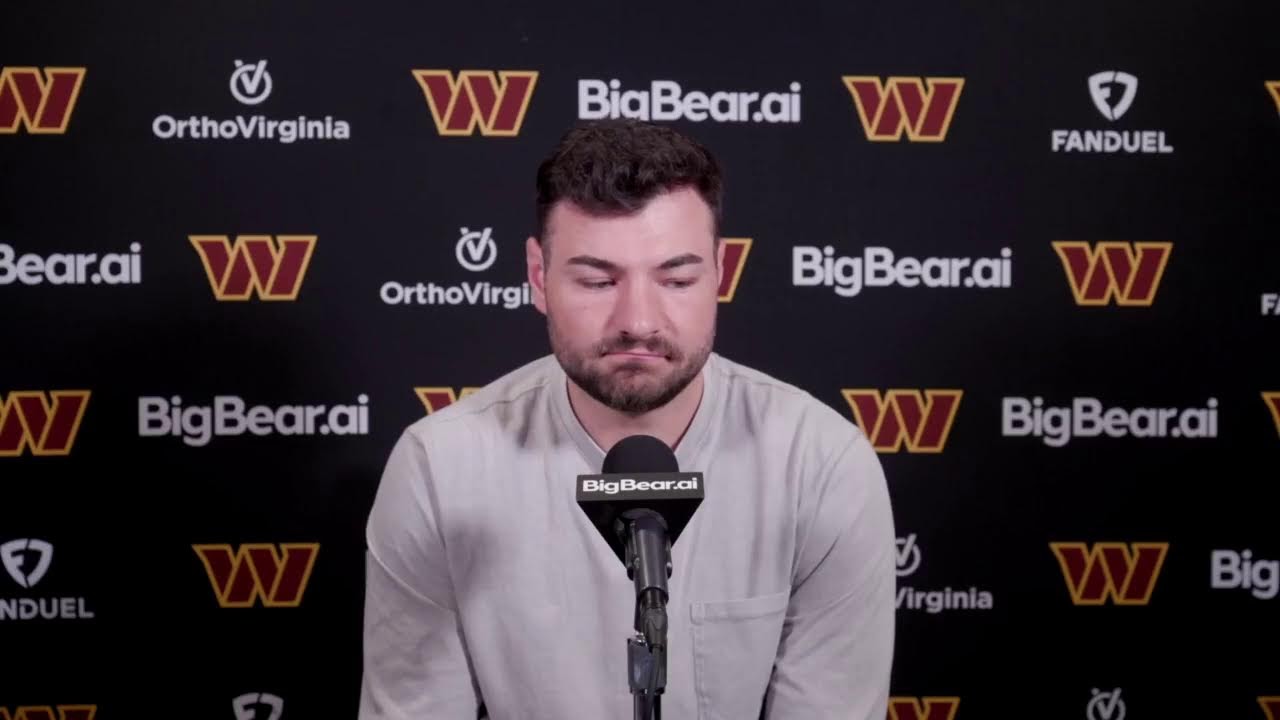 LIVE: K Jake Moody Speaks to the Media After Re-Signing | Washington Commanders