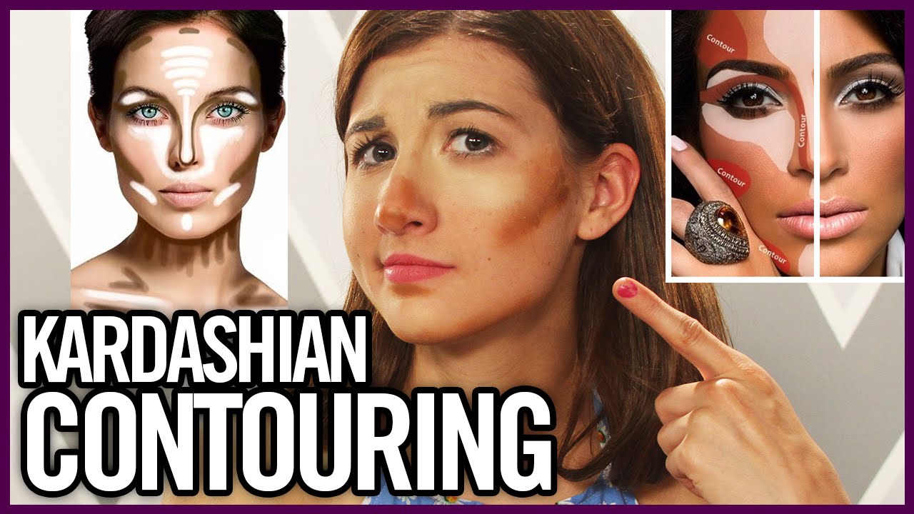 Kardashian Contouring Tutorial Attempt - Makeup Mythbusters w/ Maybaby