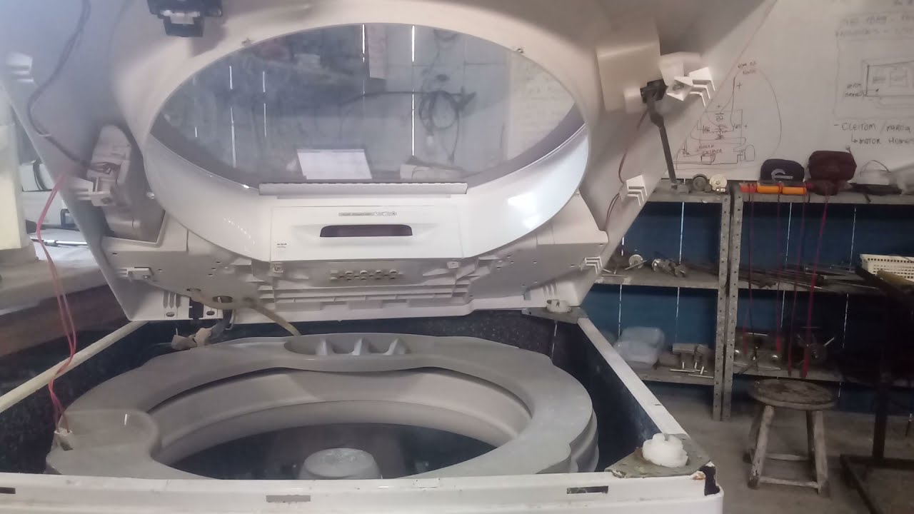 BRASTEMP FICA PISCANDO  15 Kg BWS15A (Trava de tampa e DESBALANCEAMENTO, ERRO LEDS DO ENCODER E CE.