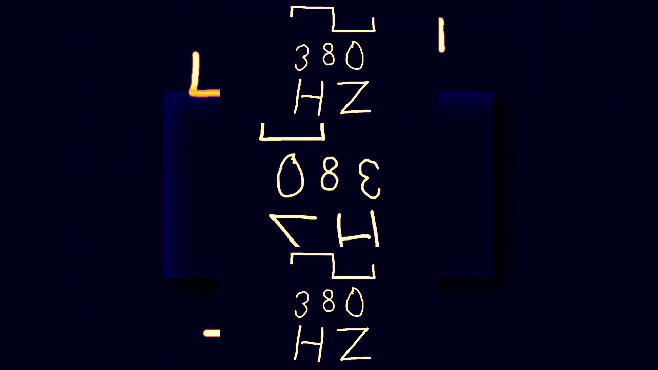 ytpmv 380 hz square scan Low Battery