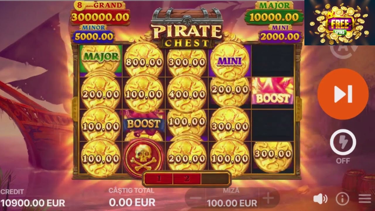 BIG WIN PIRATE CHEST HOLD AND WIN SLOT
