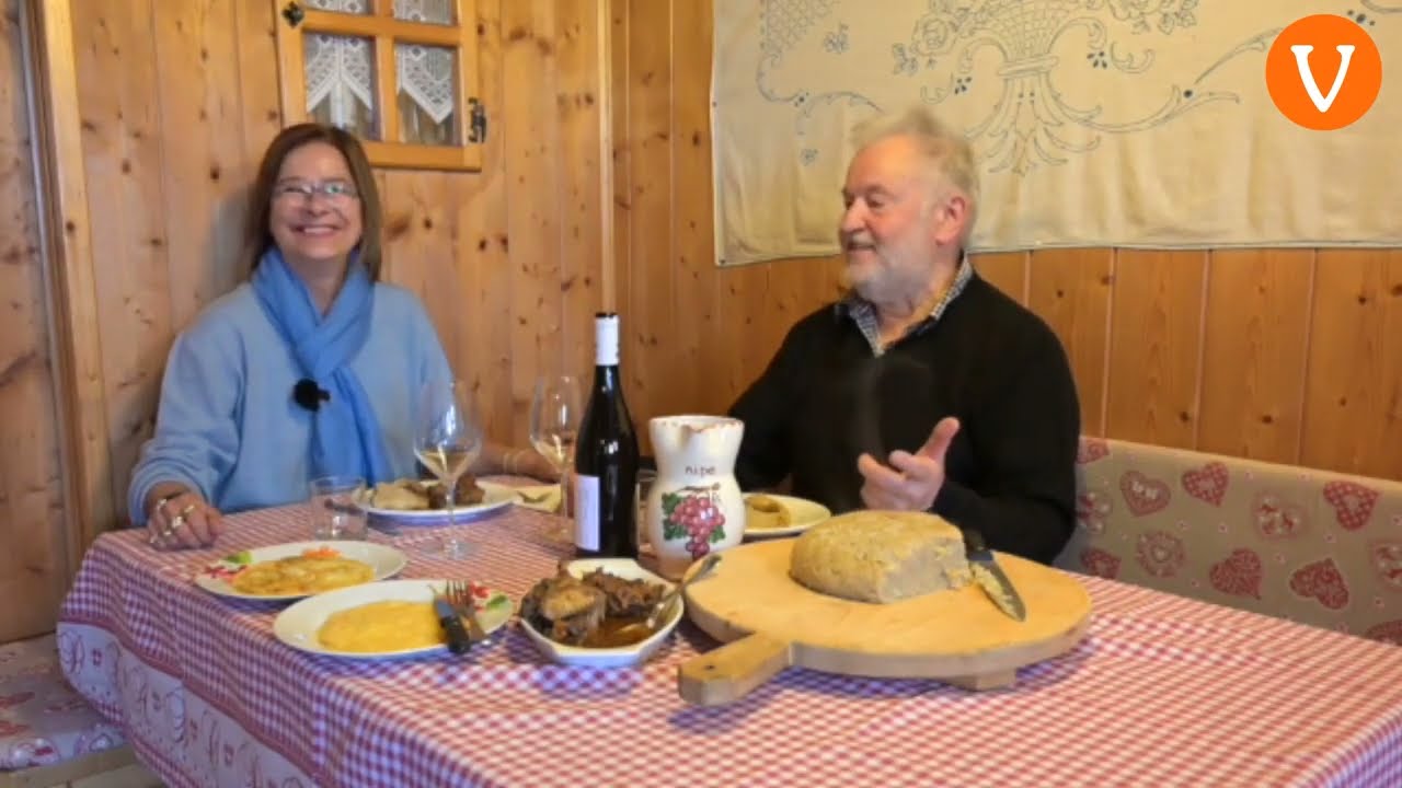 La cucina di Luigi Montibeller - Polenta di patate con galline in umido e formaggio fuso di malga
