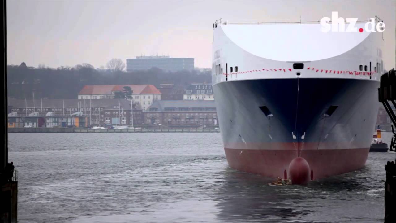 Stapellauf in Flensburg