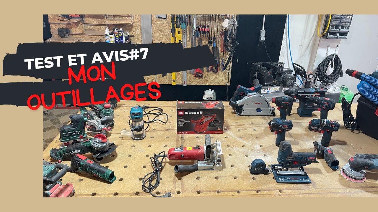 Les outillages portatifs de l'atelier