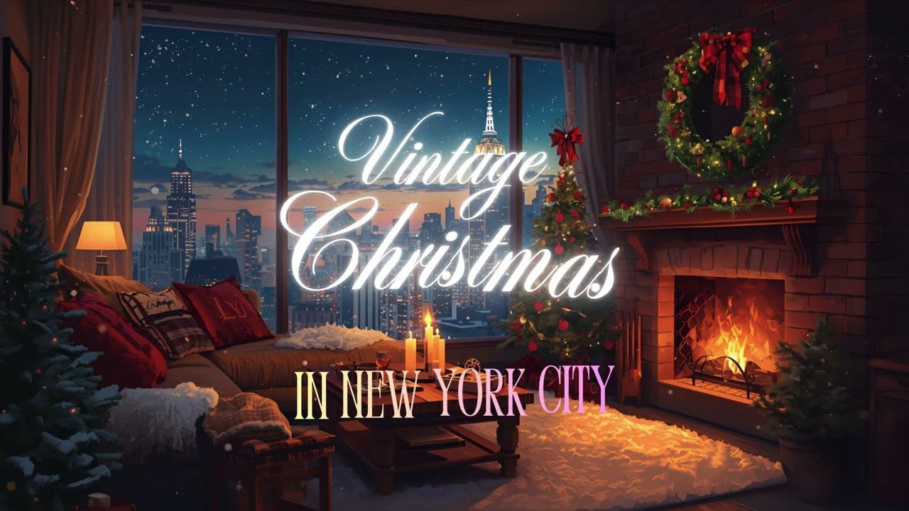 Christmas Jazz Night in New York City - vintage Christmas songs you forgot about ❤️