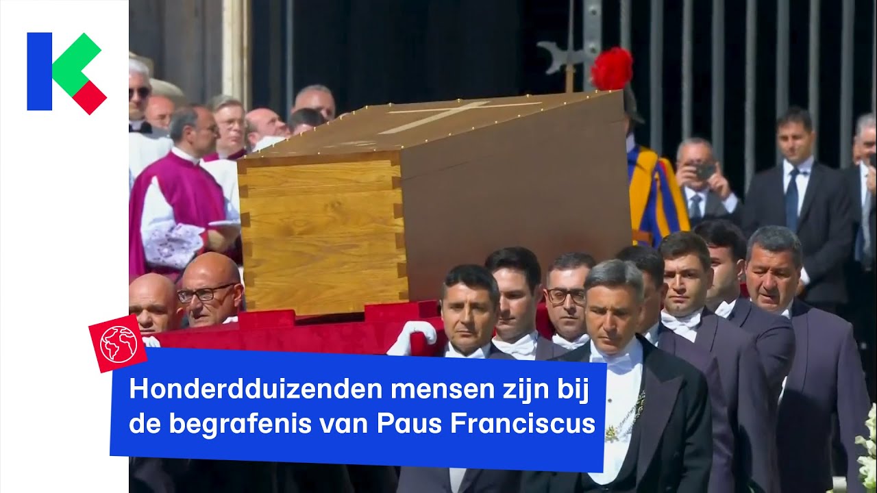 Zo ging de begrafenis van paus Franciscus